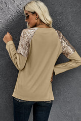 Sequin Shoulder Top - SHE BADDY© ONLINE WOMEN FASHION & CLOTHING STORE