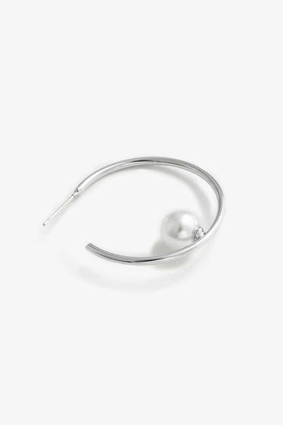 Pearl C-Hoop Earrings - SHE BADDY© ONLINE WOMEN FASHION & CLOTHING STORE