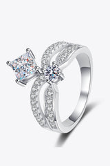 925 Sterling Silver Moissanite Crown Ring - SHE BADDY© ONLINE WOMEN FASHION & CLOTHING STORE