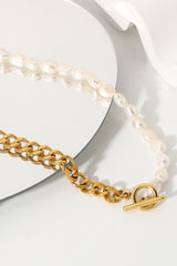 Dream Life Pearl Chunky Chain Necklace - SHE BADDY© ONLINE WOMEN FASHION & CLOTHING STORE