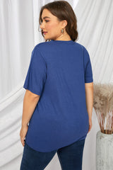 Plus Size Lip Graphic Tee Shirt - SHE BADDY© ONLINE WOMEN FASHION & CLOTHING STORE