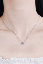 1 Carat Moissanite 925 Sterling Silver Chain Necklace - SHE BADDY© ONLINE WOMEN FASHION & CLOTHING STORE