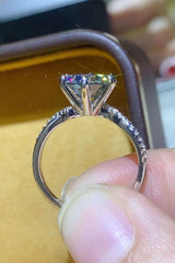 2 Carat Moissanite Ring in Smokey Gray - SHE BADDY© ONLINE WOMEN FASHION & CLOTHING STORE