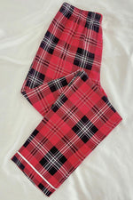 Plaid Tied Loungewear Pants - SHE BADDY© ONLINE WOMEN FASHION & CLOTHING STORE