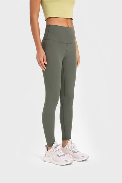 Highly Stretchy Wide Waistband Yoga Leggings - SHE BADDY© ONLINE WOMEN FASHION & CLOTHING STORE