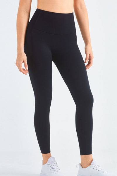 Highly Stretchy Elastic Waistband Pocket Yoga Leggings - SHE BADDY© ONLINE WOMEN FASHION & CLOTHING STORE