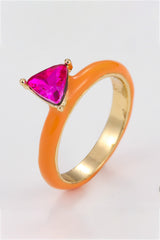 Sweet Beginnings Glass Stone Ring - SHE BADDY© ONLINE WOMEN FASHION & CLOTHING STORE