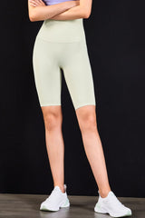 Breathable High-Rise Wide Waistband Biker Shorts - SHE BADDY© ONLINE WOMEN FASHION & CLOTHING STORE