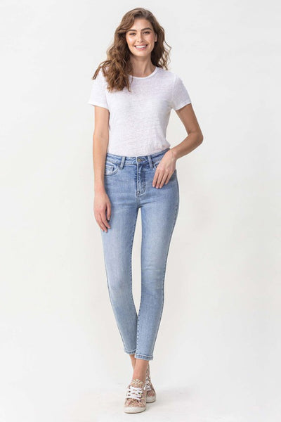 Lovervet Full Size Talia High Rise Crop Skinny Jeans - SHE BADDY© ONLINE WOMEN FASHION & CLOTHING STORE