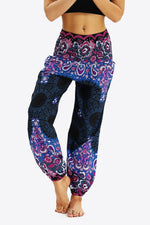 Printed Jogger Pants with Pockets - SHE BADDY© ONLINE WOMEN FASHION & CLOTHING STORE