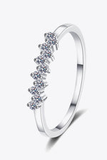 Eye-Catching 925 Sterling Silver Moissanite Ring - SHE BADDY© ONLINE WOMEN FASHION & CLOTHING STORE