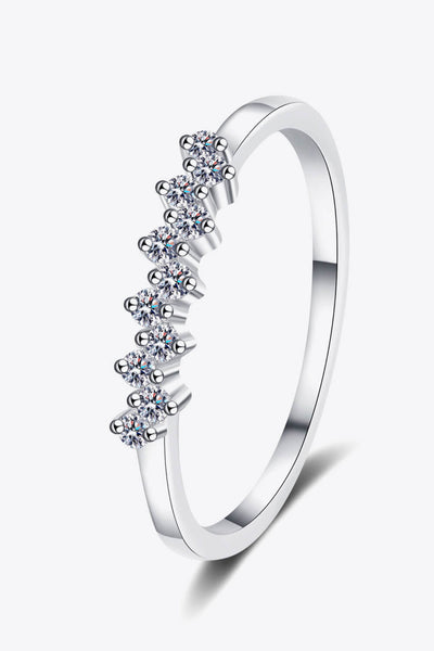 Eye-Catching 925 Sterling Silver Moissanite Ring - SHE BADDY© ONLINE WOMEN FASHION & CLOTHING STORE