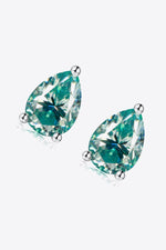 2 Carat Moissanite Teardrop Earrings - SHE BADDY© ONLINE WOMEN FASHION & CLOTHING STORE