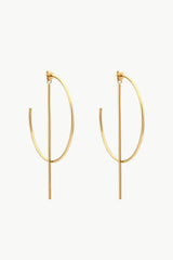 C-Hoop Stainless Steel Earrings - SHE BADDY© ONLINE WOMEN FASHION & CLOTHING STORE