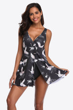 Full Size Animal Print Swim Dress - SHE BADDY© ONLINE WOMEN FASHION & CLOTHING STORE