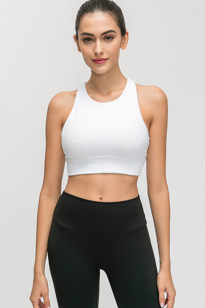 Halter Keyhole Sports Bra - SHE BADDY© ONLINE WOMEN FASHION & CLOTHING STORE