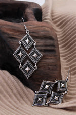 Stainless Steel Geometric Dangle Earrings - SHE BADDY© ONLINE WOMEN FASHION & CLOTHING STORE