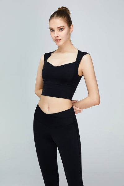 Sweat Absorbing Sleeveless Sports Bra - SHE BADDY© ONLINE WOMEN FASHION & CLOTHING STORE