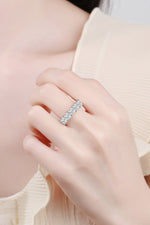 Romantic Surprise 2 Carat Moissanite Rhodium-Plated Ring - SHE BADDY© ONLINE WOMEN FASHION & CLOTHING STORE