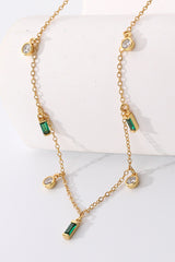 18K Gold Plated Multi-Charm Chain Necklace - SHE BADDY© ONLINE WOMEN FASHION & CLOTHING STORE