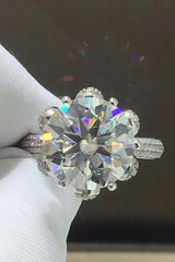 5 Carat  Moissanite Side Stone Ring - SHE BADDY© ONLINE WOMEN FASHION & CLOTHING STORE