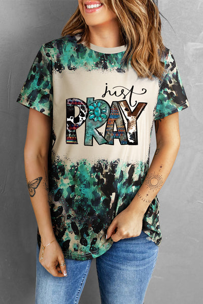 JUST PRAY Graphic Tee Shirt - SHE BADDY© ONLINE WOMEN FASHION & CLOTHING STORE