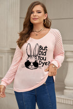 Plus Size BUT DID YOU DYE Graphic Easter Tee - SHE BADDY© ONLINE WOMEN FASHION & CLOTHING STORE