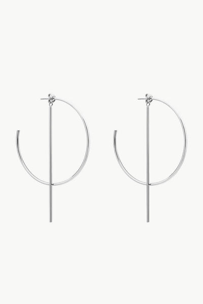 C-Hoop Stainless Steel Earrings - SHE BADDY© ONLINE WOMEN FASHION & CLOTHING STORE