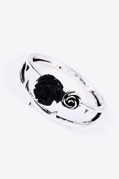 Rose Zinc Alloy Ring - SHE BADDY© ONLINE WOMEN FASHION & CLOTHING STORE