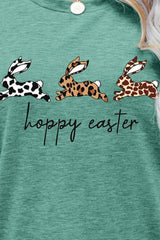 HOPPY EASTER Bunny Graphic Tee Shirt - SHE BADDY© ONLINE WOMEN FASHION & CLOTHING STORE