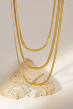 Triple-Layered Snake Chain Necklace - SHE BADDY© ONLINE WOMEN FASHION & CLOTHING STORE