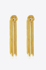18K Gold Plated Fringe Earrings - SHE BADDY© ONLINE WOMEN FASHION & CLOTHING STORE