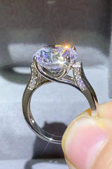 5 Carat Moissanite Platinum-Plated Ring - SHE BADDY© ONLINE WOMEN FASHION & CLOTHING STORE