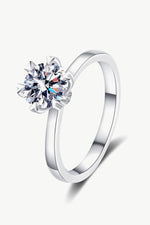 Pleasant Surprise 925 Sterling Silver 1 Carat Moissanite Ring - SHE BADDY© ONLINE WOMEN FASHION & CLOTHING STORE