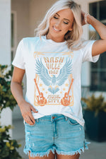 NASHVILLE 1982 MUSIC CITY Short-Sleeve Tee - SHE BADDY© ONLINE WOMEN FASHION & CLOTHING STORE