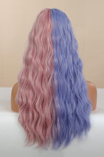 13*1" Full-Machine Wigs Synthetic Long Wave 26" in Blue/Pink Split Dye - SHE BADDY© ONLINE WOMEN FASHION & CLOTHING STORE