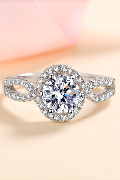Feel The Joy 925 Sterling Silver Moissanite Ring - SHE BADDY© ONLINE WOMEN FASHION & CLOTHING STORE