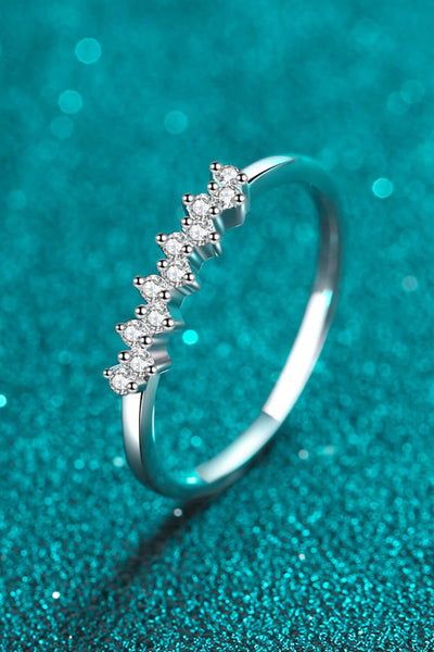 Eye-Catching 925 Sterling Silver Moissanite Ring - SHE BADDY© ONLINE WOMEN FASHION & CLOTHING STORE