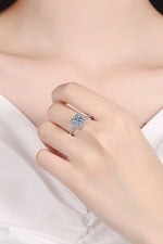 Square Moissanite Ring - SHE BADDY© ONLINE WOMEN FASHION & CLOTHING STORE