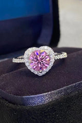 Lifelong Journey 1 Carat Moissanite Heart Ring - SHE BADDY© ONLINE WOMEN FASHION & CLOTHING STORE