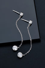 Moissanite Chain Earrings - SHE BADDY© ONLINE WOMEN FASHION & CLOTHING STORE