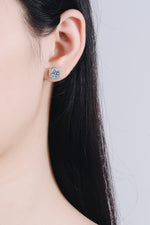Let Me Love You 1 Carat Moissanite Stud Earrings - SHE BADDY© ONLINE WOMEN FASHION & CLOTHING STORE