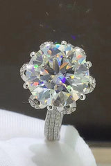 5 Carat  Moissanite Side Stone Ring - SHE BADDY© ONLINE WOMEN FASHION & CLOTHING STORE