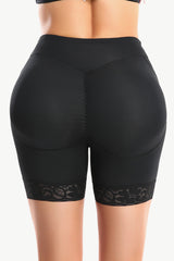 Full Size Lace Trim Lifting Pull-On Shaping Shorts - SHE BADDY© ONLINE WOMEN FASHION & CLOTHING STORE