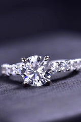 2 Carat 4-Prong Moissanite Ring - SHE BADDY© ONLINE WOMEN FASHION & CLOTHING STORE