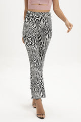 Zebra Print Straight Leg Pants - SHE BADDY© ONLINE WOMEN FASHION & CLOTHING STORE