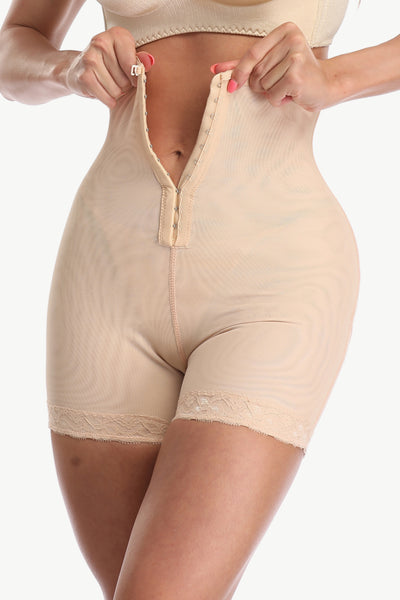 Full Size Hook-and-Eye Shaping Shorts - SHE BADDY© ONLINE WOMEN FASHION & CLOTHING STORE