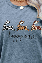 HOPPY EASTER Bunny Graphic Tee Shirt - SHE BADDY© ONLINE WOMEN FASHION & CLOTHING STORE