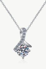 Unique and Chic Moissanite Pendant Necklace - SHE BADDY© ONLINE WOMEN FASHION & CLOTHING STORE