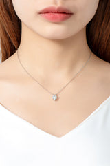 1 Carat Moissanite Heart-Shaped Pendant Necklace - SHE BADDY© ONLINE WOMEN FASHION & CLOTHING STORE